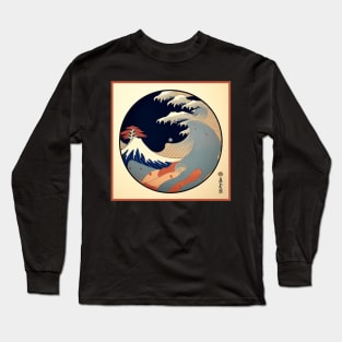 Great Wave Off Kanagawa Japanese Album Cover Long Sleeve T-Shirt